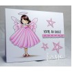 Tiny Townie ANNIE the ANGEL rubber stamps (includes 3 sentiments)